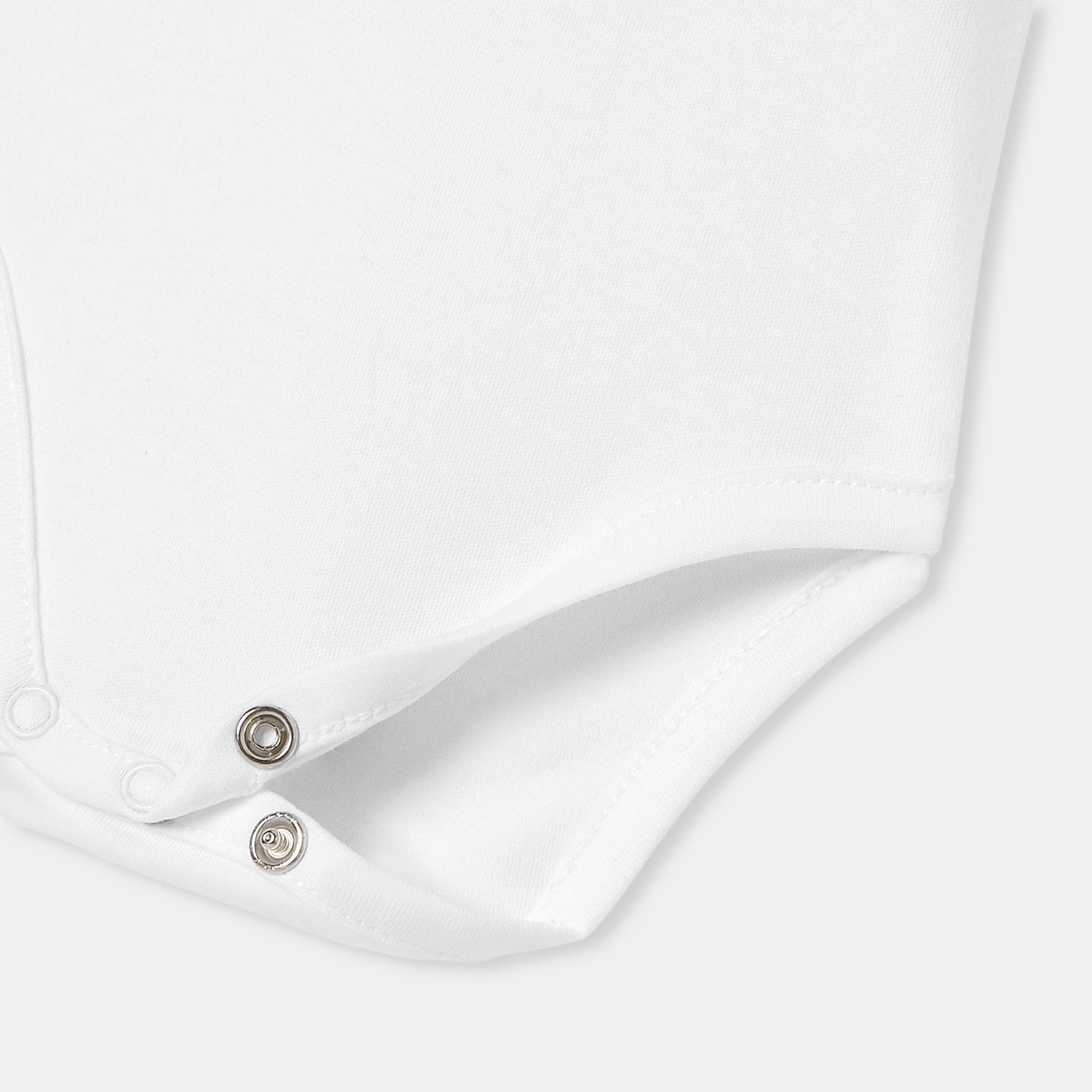 Yenidoğan Kız Bebek Çiçek Yaka Kısa Kollu Body