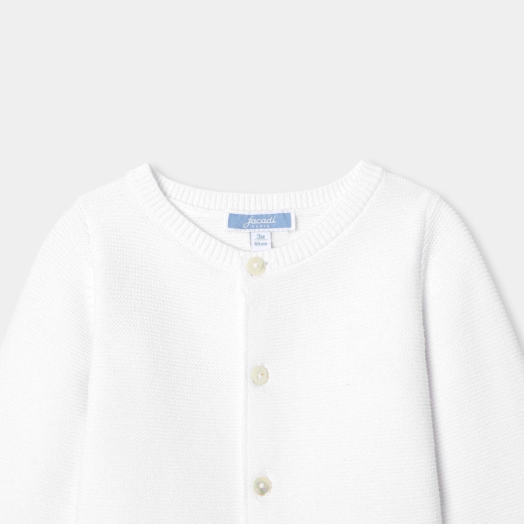 Jacadi Paris Yenidoğan Erkek Bebek Haroşa Örgü Hırka