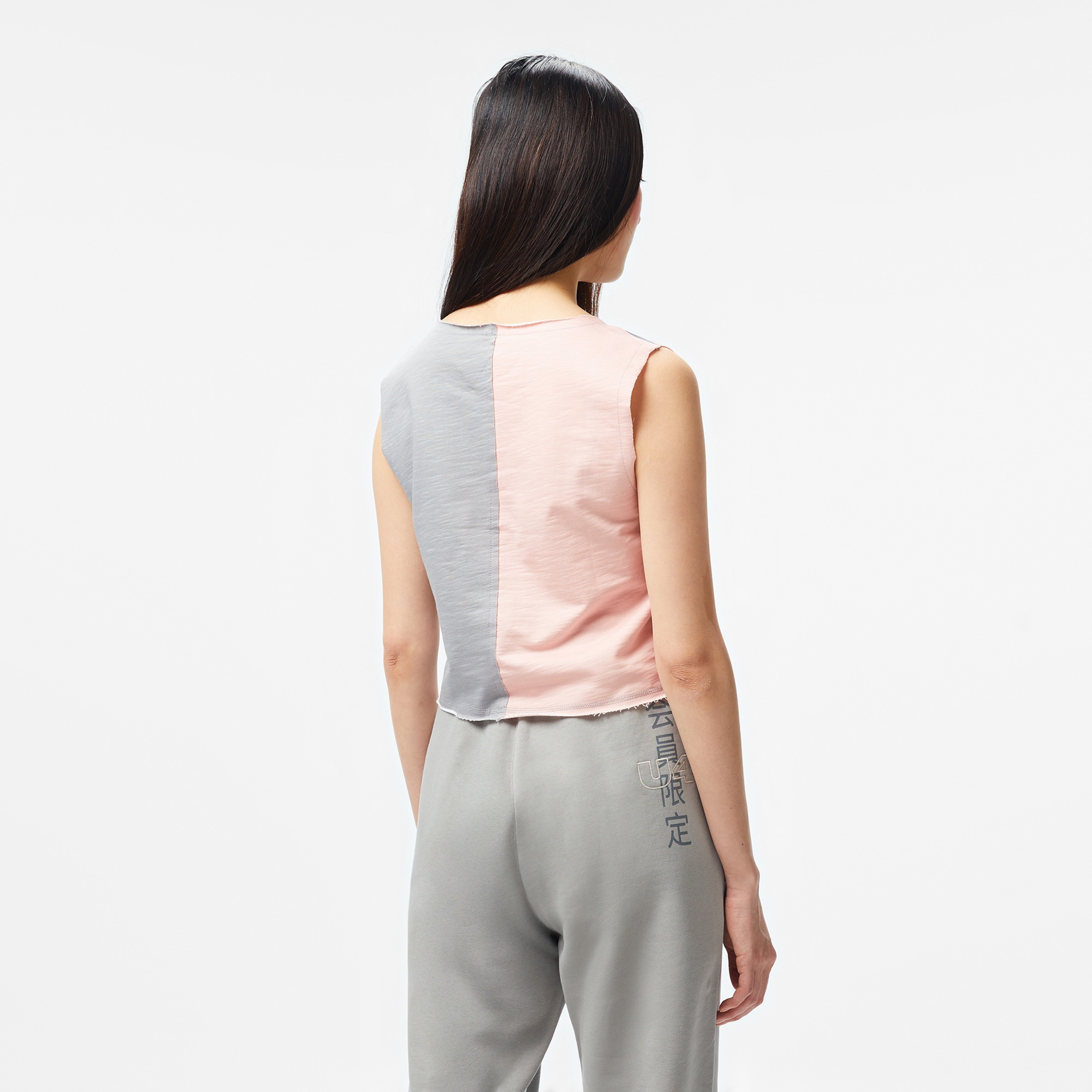 UNITED4 Kadın Gri Crop Atlet