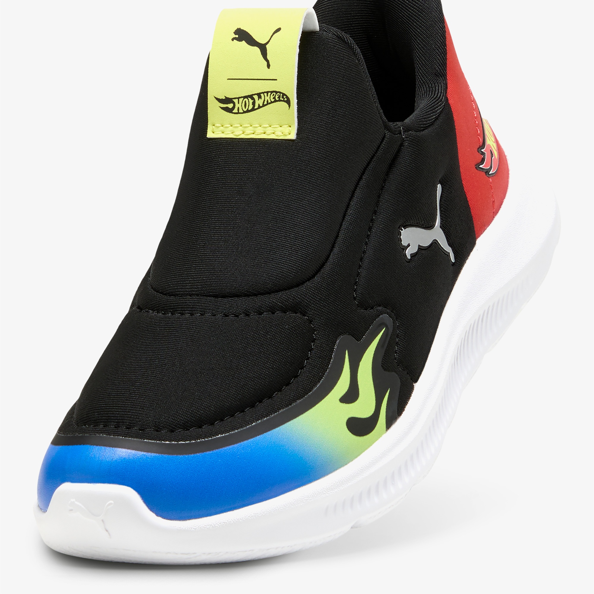 Puma X HOT WHEELS Fun Racer 2 SLIPTECH Çocuk Siyah Spor Ayakkabı