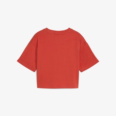  Puma Graphics Length Çocuk Kırmızı T-Shirt