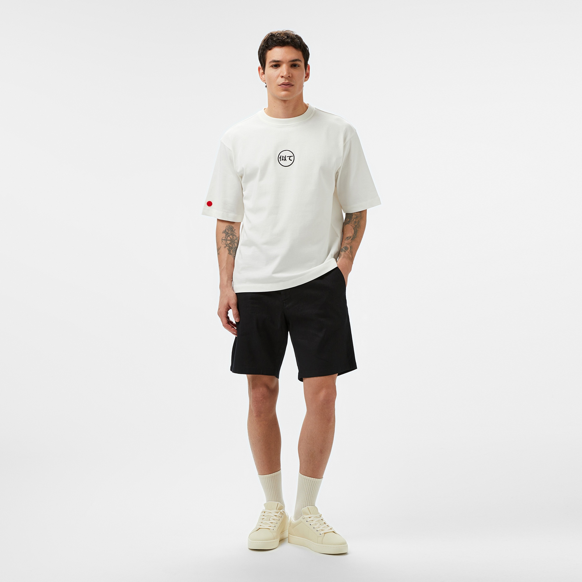 UNITED4 Erkek Beyaz T-Shirt