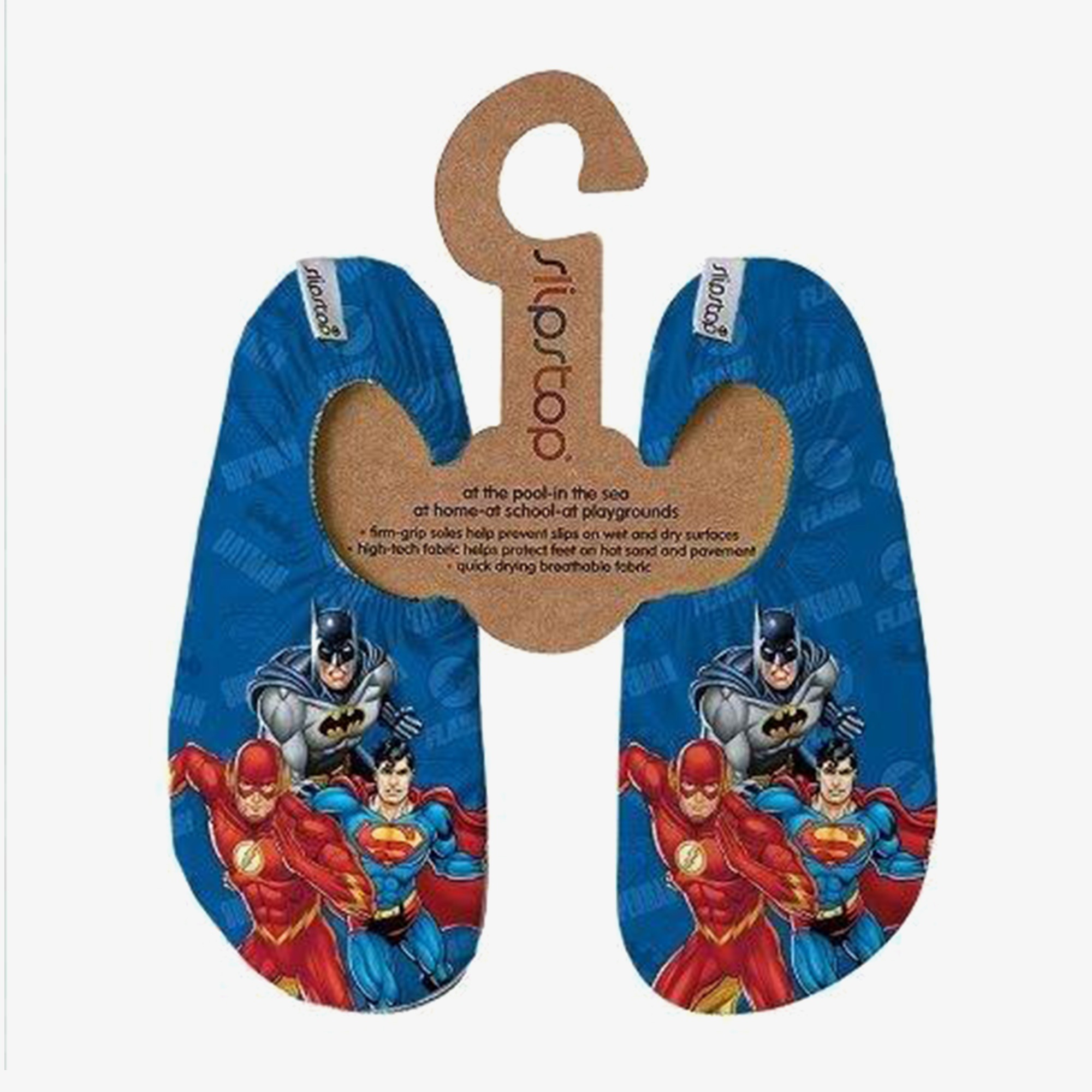 Slipstop Avengers Justice League Çocuk Renkli Havuz Ayakkabısı