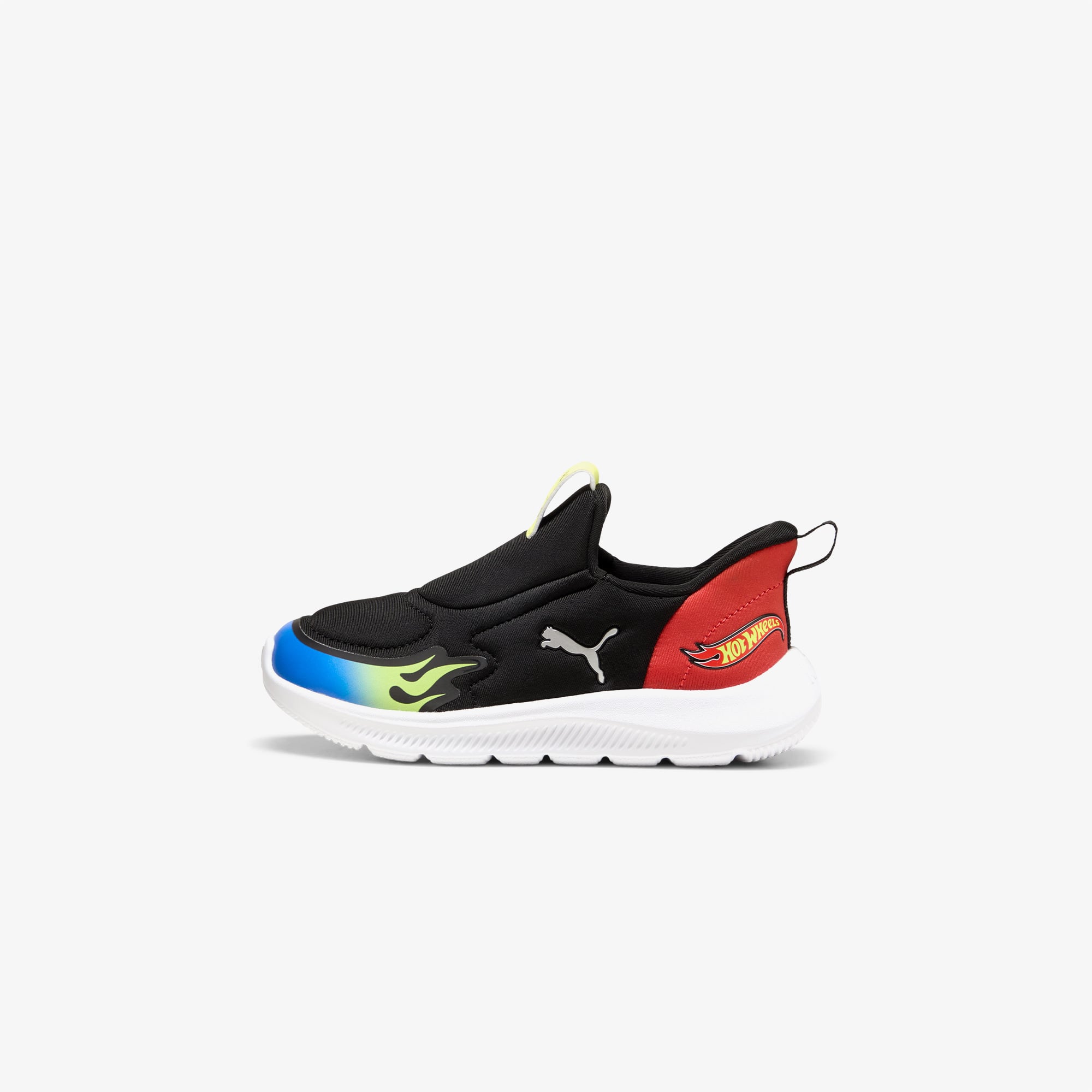 Puma Puma X HOT WHEELS Fun Racer 2 SLIPTECH Çocuk Siyah Spor Ayakkabı Sneaker | FashFed Siyah - 4. görsel