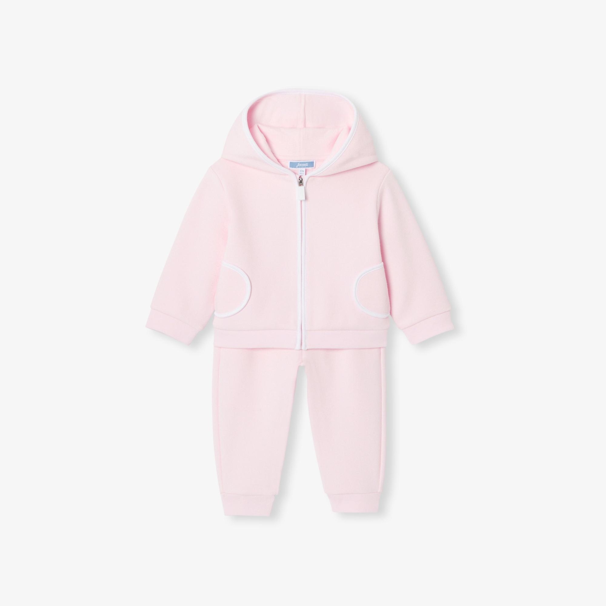 Kız Bebek Kapitone Kapüşonlu İkili Set