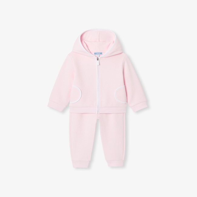  Kız Bebek Kapitone Kapüşonlu İkili Set