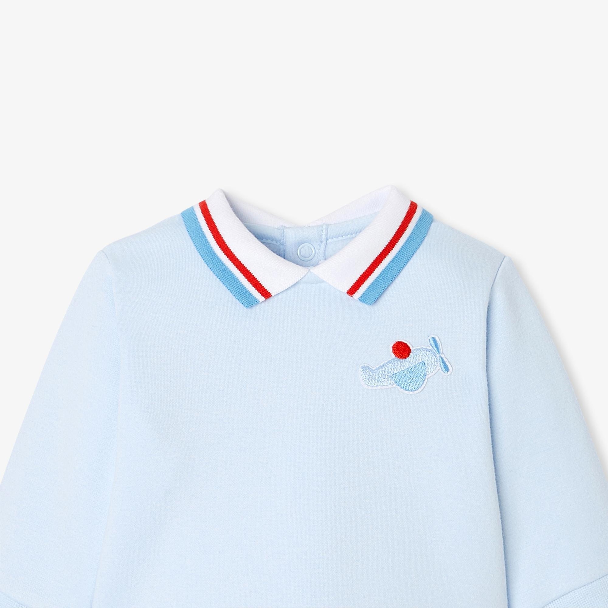 Yenidoğan Erkek Bebek Polar İkili Set