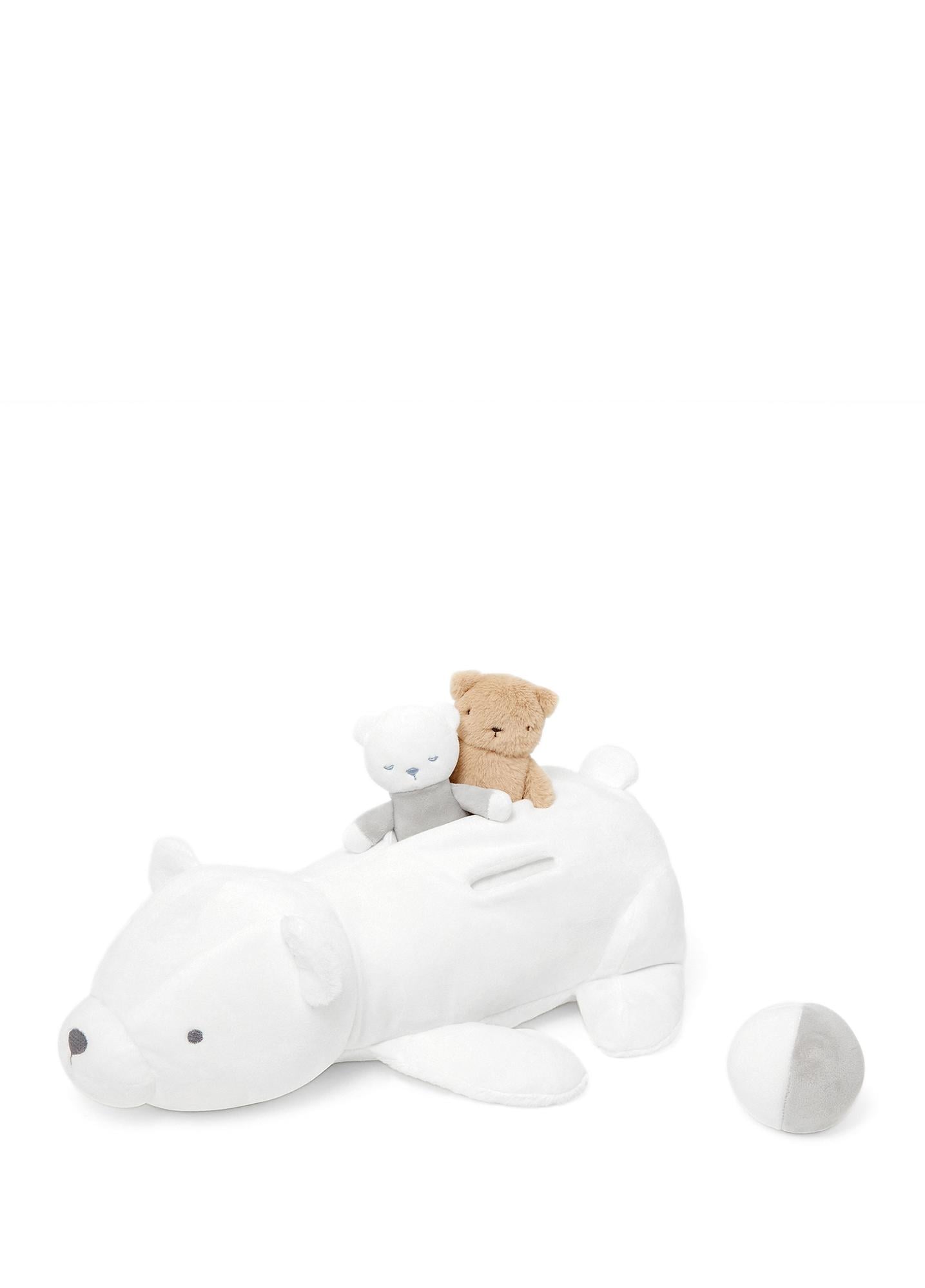  Jacadi Paris Kutup Ayısı Aktivite Peluş Oyuncak