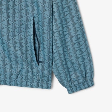  Lacoste Relaxed Fit Monogram Erkek Mavi Ceket