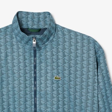  Lacoste Relaxed Fit Monogram Erkek Mavi Ceket