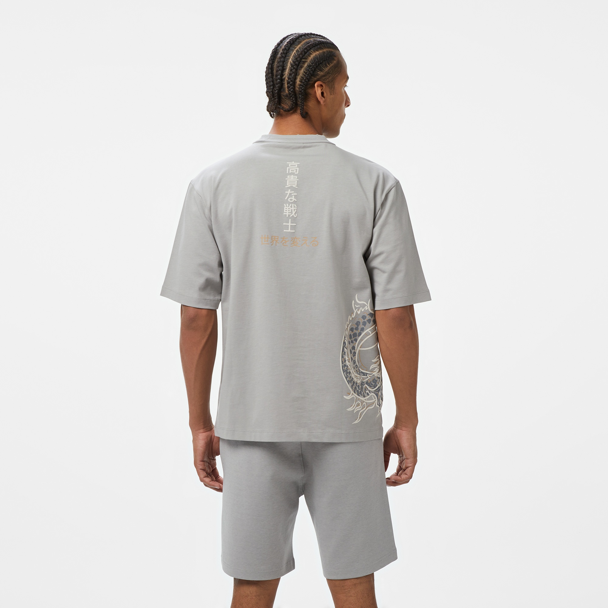 UNITED4 Erkek Gri T-Shirt