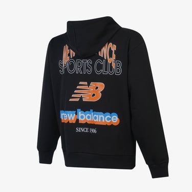  New Balance Lifestyle Erkek Siyah Sweatshirt