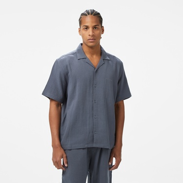  UNITED4 Erkek Gri Gömlek