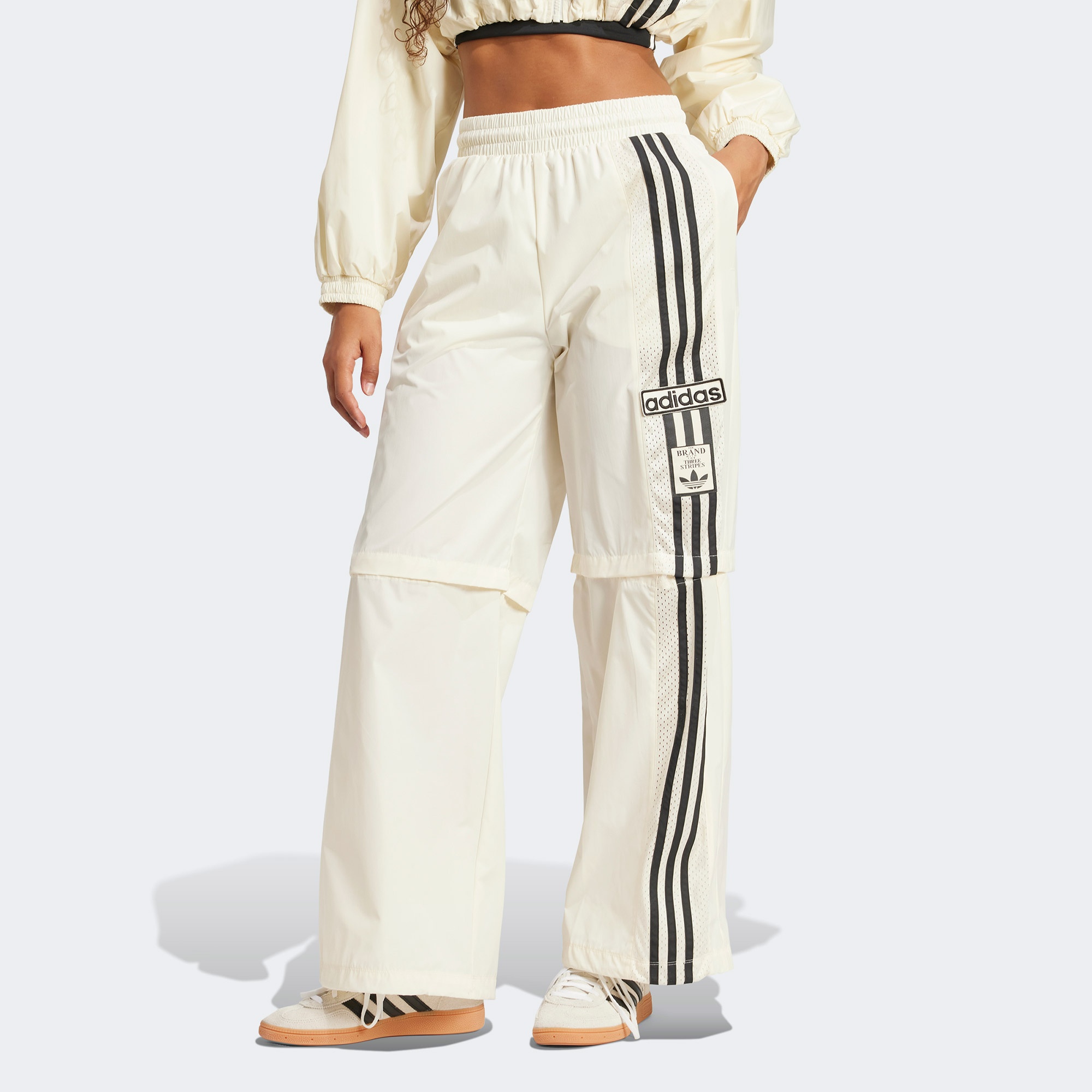 adidas AdiBreak Woven Two-In-One Kadın Krem Eşofman Altı