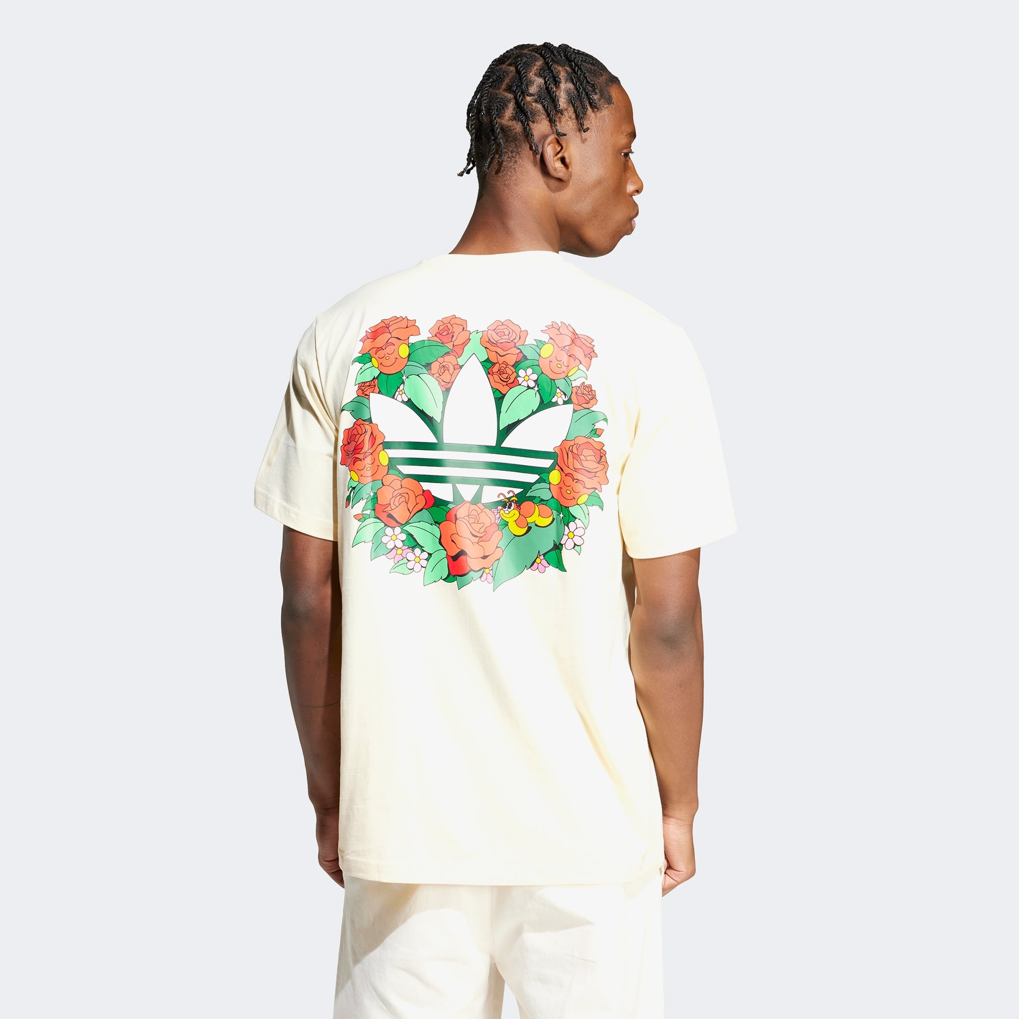 adidas Originals 70s Fleece Erkek Krem T-Shirt