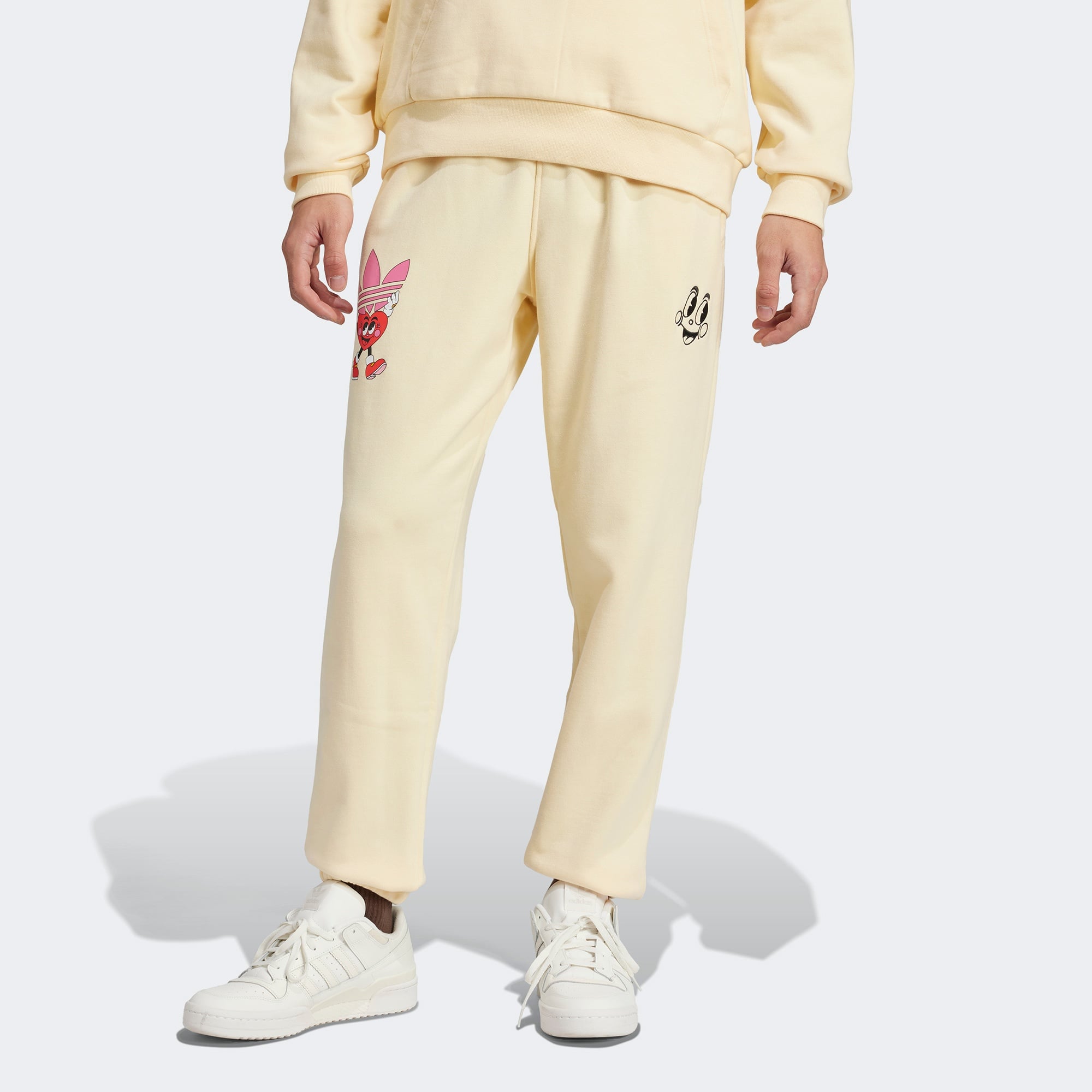 adidas Originals 70s Fleece Nelson Erkek Krem Eşofman Altı
