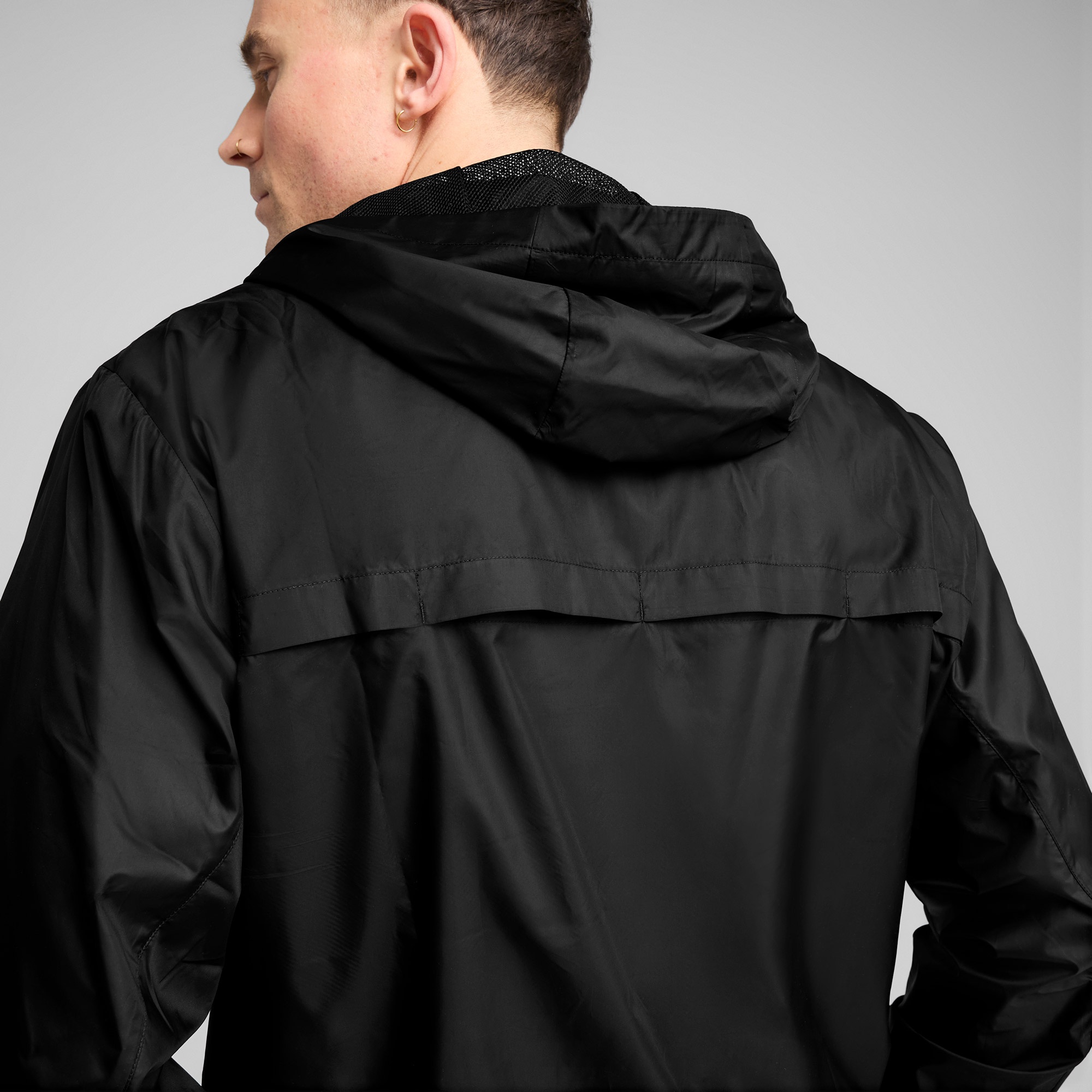 Puma Ess Regular Windbreaker Erkek Siyah Yağmurluk