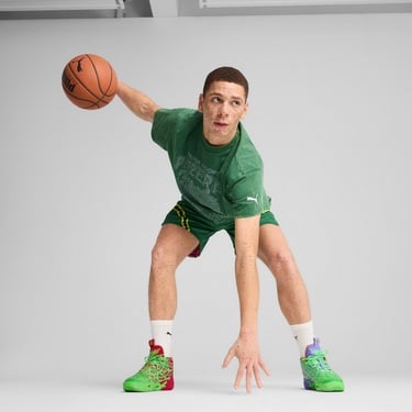  Puma X TMNT Erkek Yeşil Basketbol T-Shirt