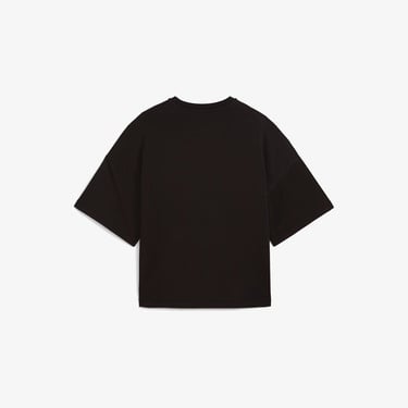  Puma Wardrobe Essentials Relaxed Kadın Siyah T-Shirt