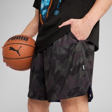  Puma Camo AOP Erkek Siyah Şort