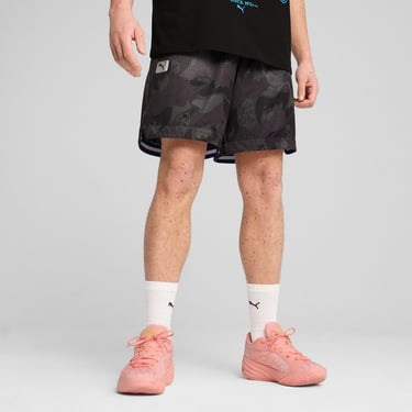  Puma Camo AOP Erkek Siyah Şort