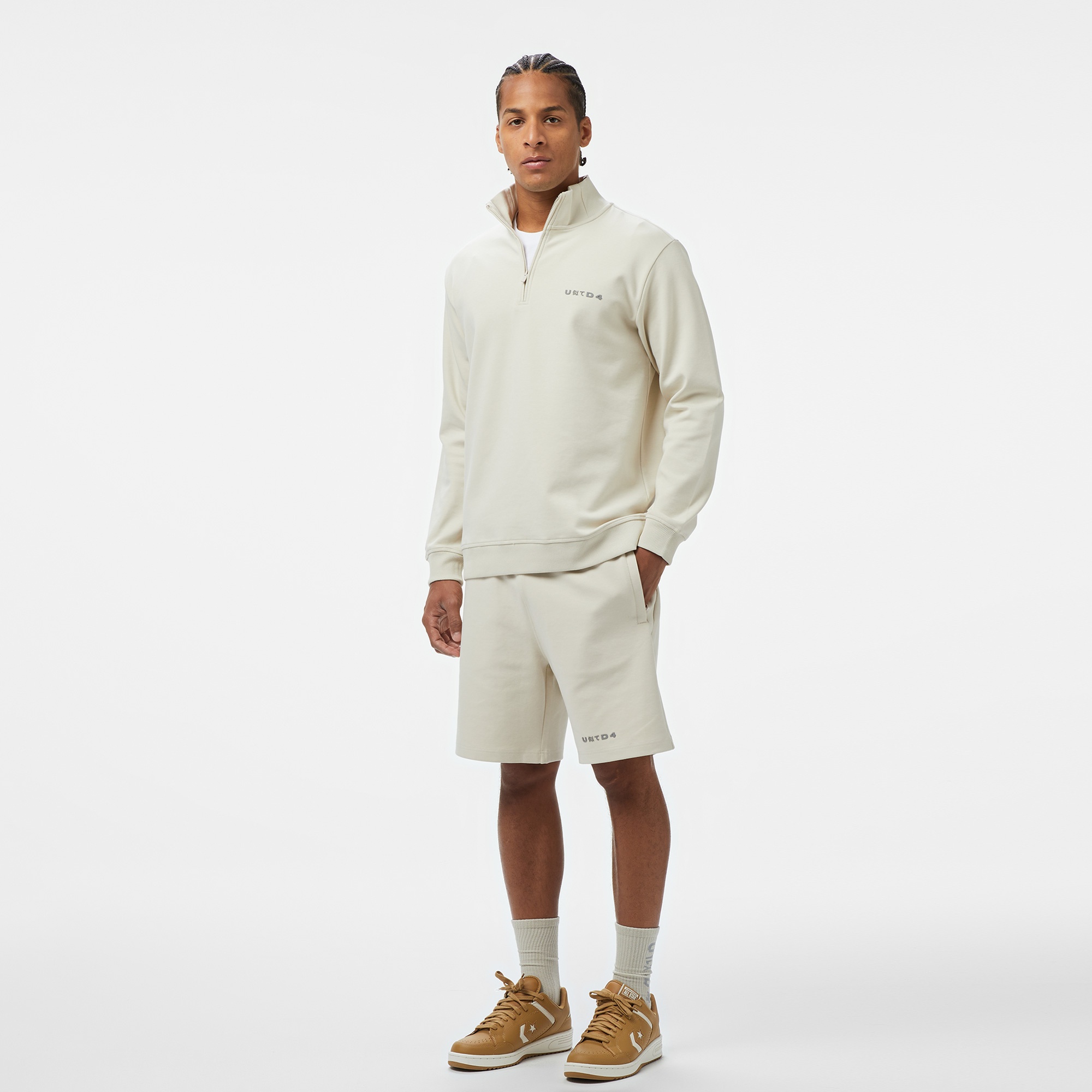 UNITED4 Classic Erkek Bej Şort