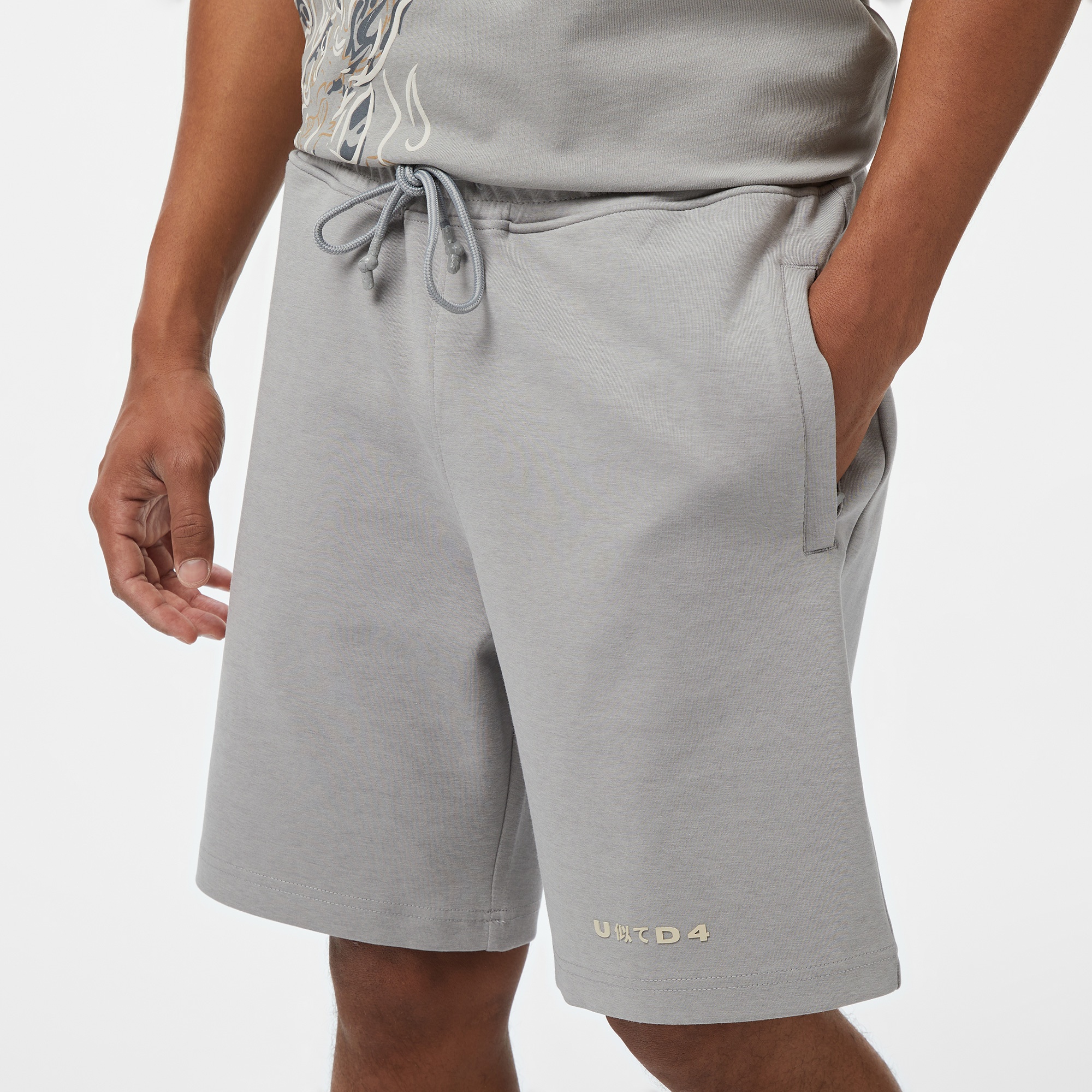 UNITED4 Classic Erkek Gri Şort