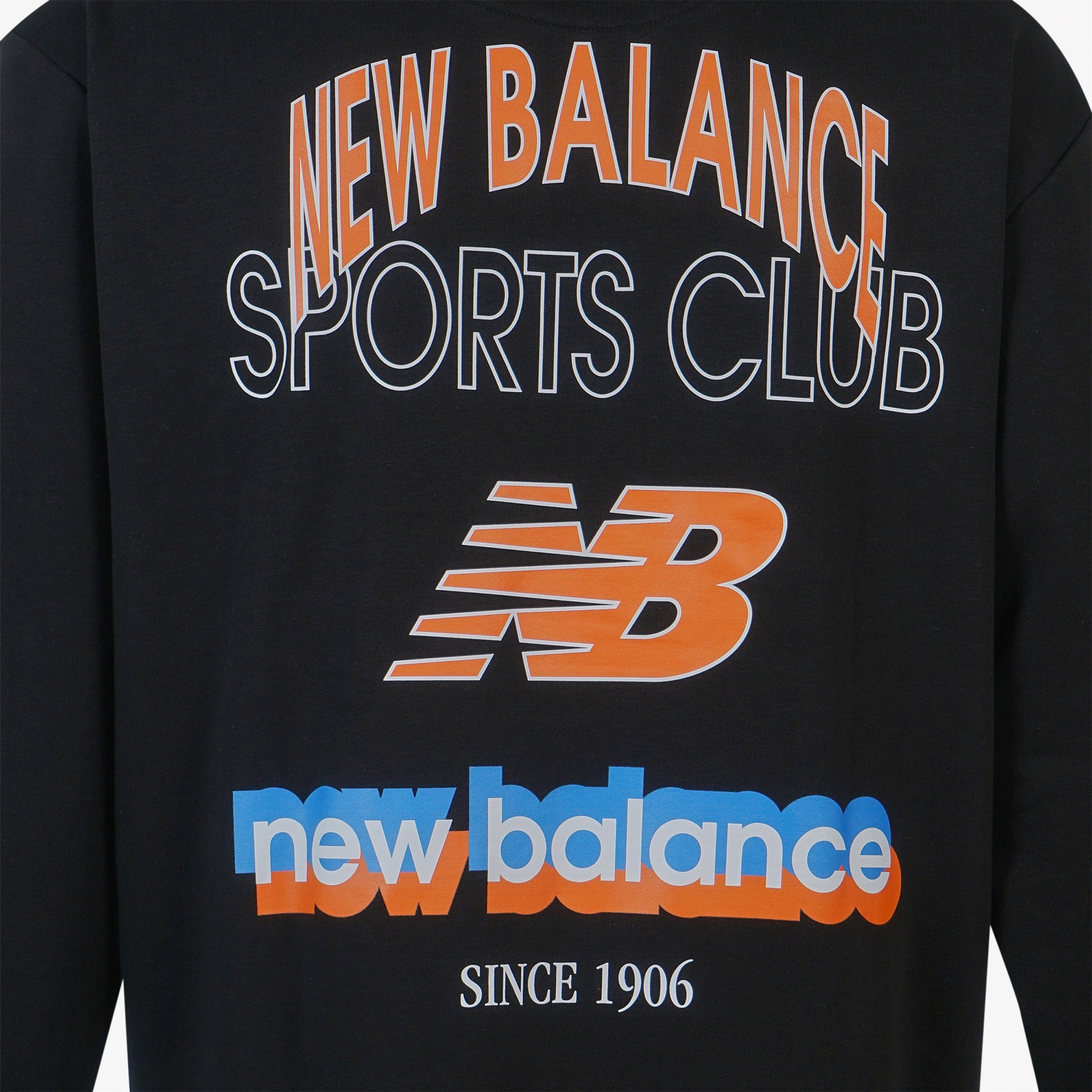 New Balance Lifestyle Erkek Siyah Sweatshirt