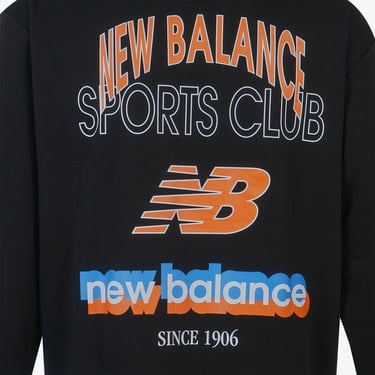  New Balance Lifestyle Erkek Siyah Sweatshirt