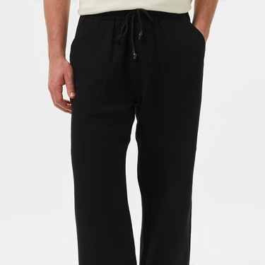  UNITED4 Erkek Siyah Pantolon