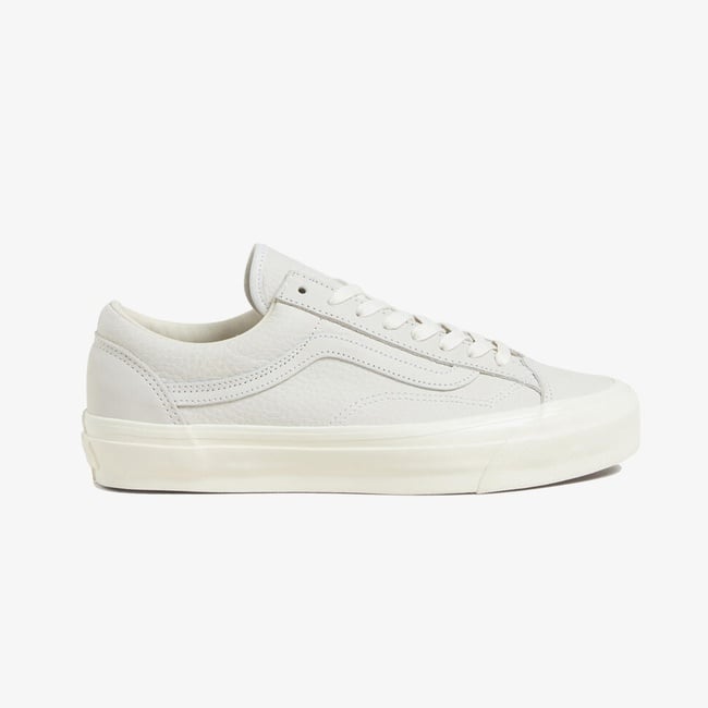  Vans Premium Old Skool 36LX Deri Kadın Beyaz Sneaker