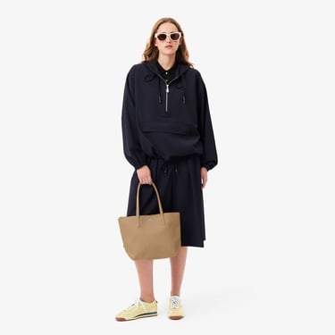  Lacoste Small L.12.12 Kadın Bej Omuz Çantası