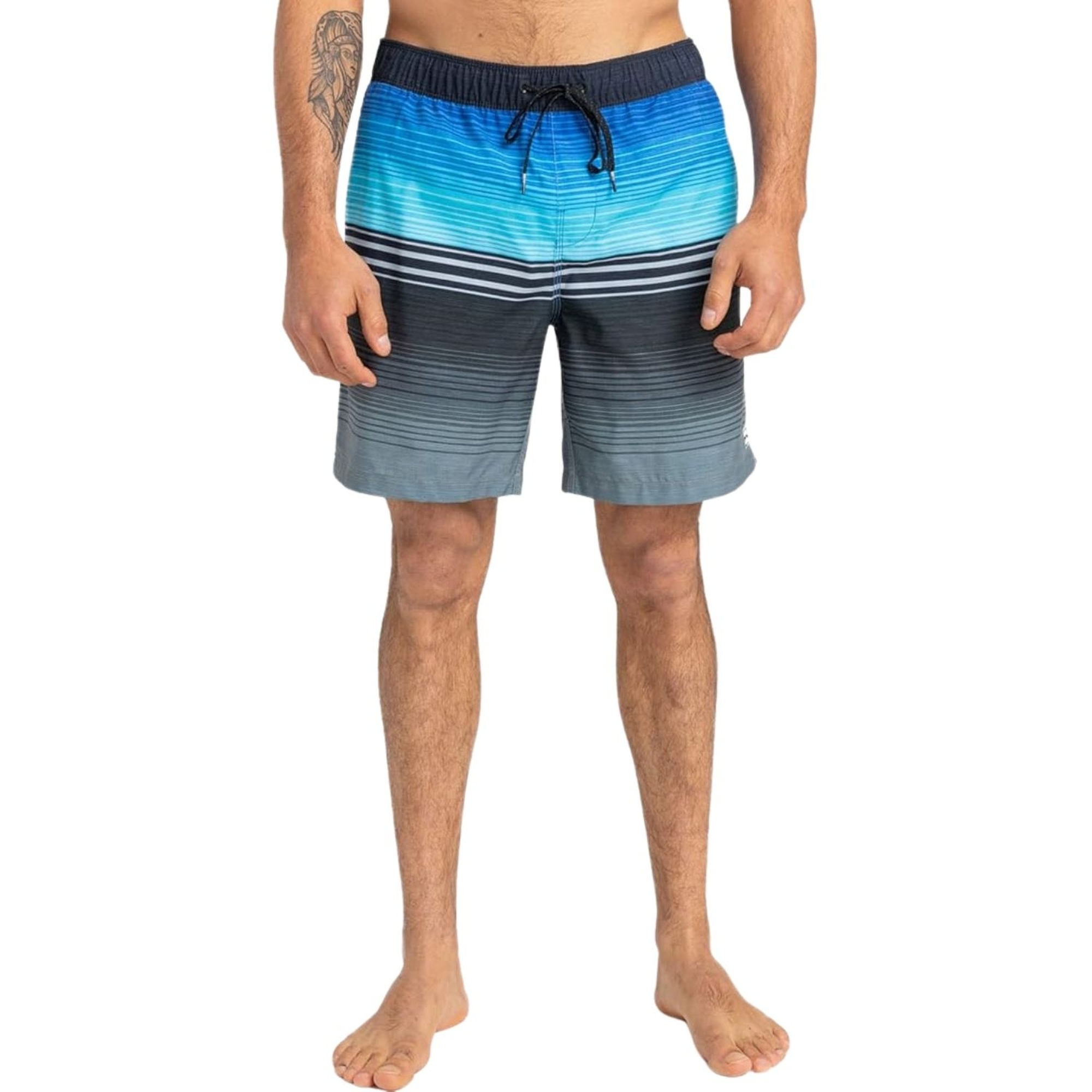 Billabong All Day Htr Stripe Lb Erkek Turuncu Volley Short