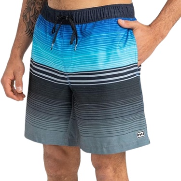  Billabong All Day Htr Stripe Lb Erkek Turuncu Volley Short
