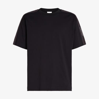  Calvin Klein Logo Tape Erkek Siyah T-Shirt