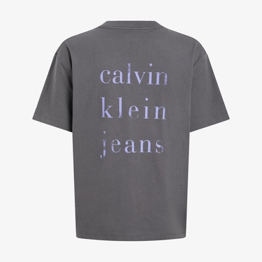  Calvin Klein Kadın Gri T-Shirt