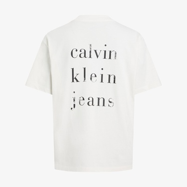  Calvin Klein Graphic Kadın Beyaz T-Shirt