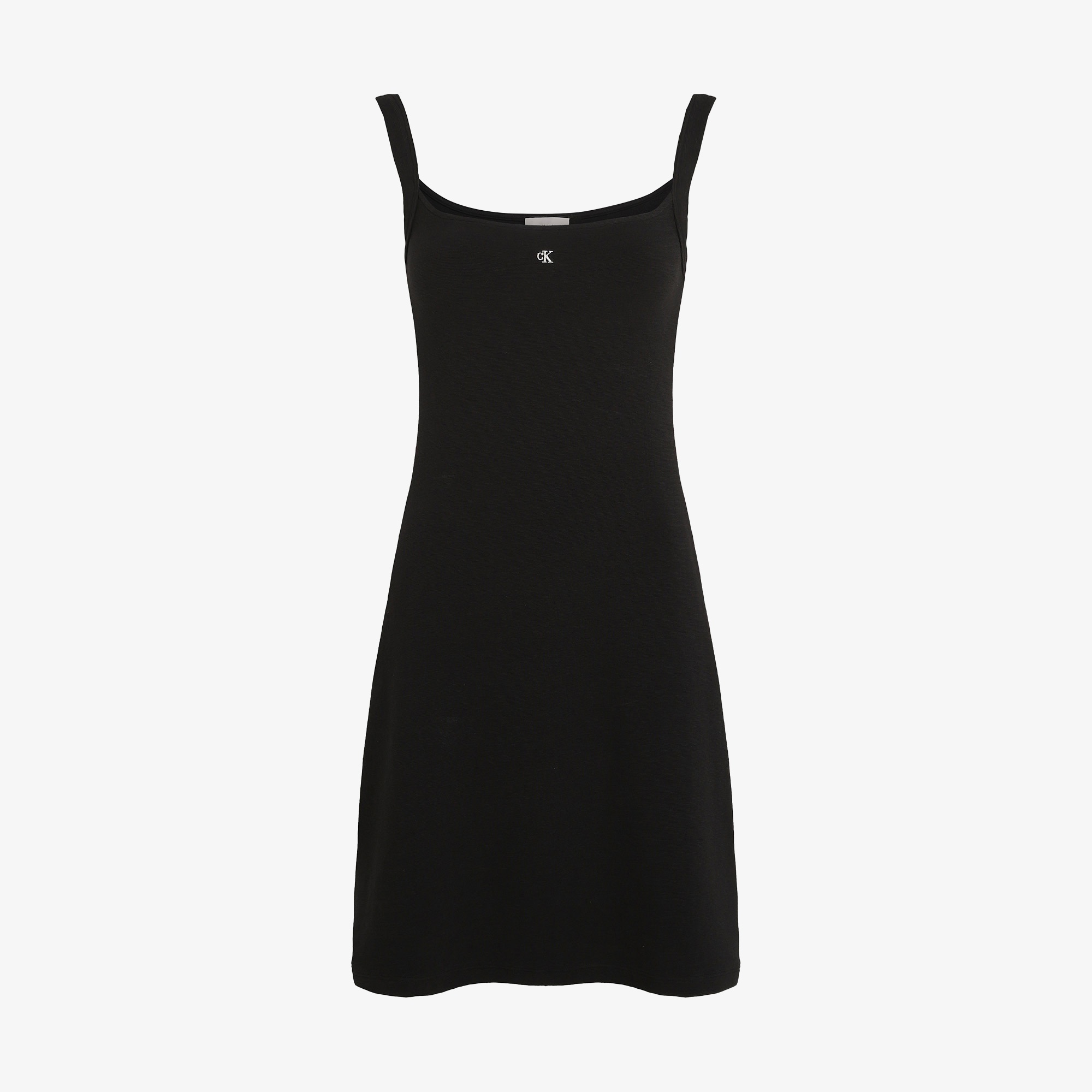 Calvin Klein Soft Flare Kadın Siyah Elbise