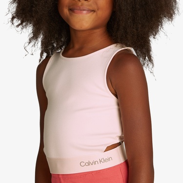  Calvin Klein Çocuk Pembe T-Shirt