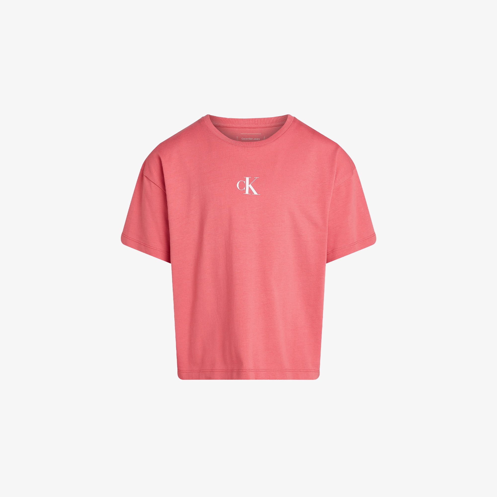 Calvin Klein Boxy Çocuk Pembe T-Shirt
