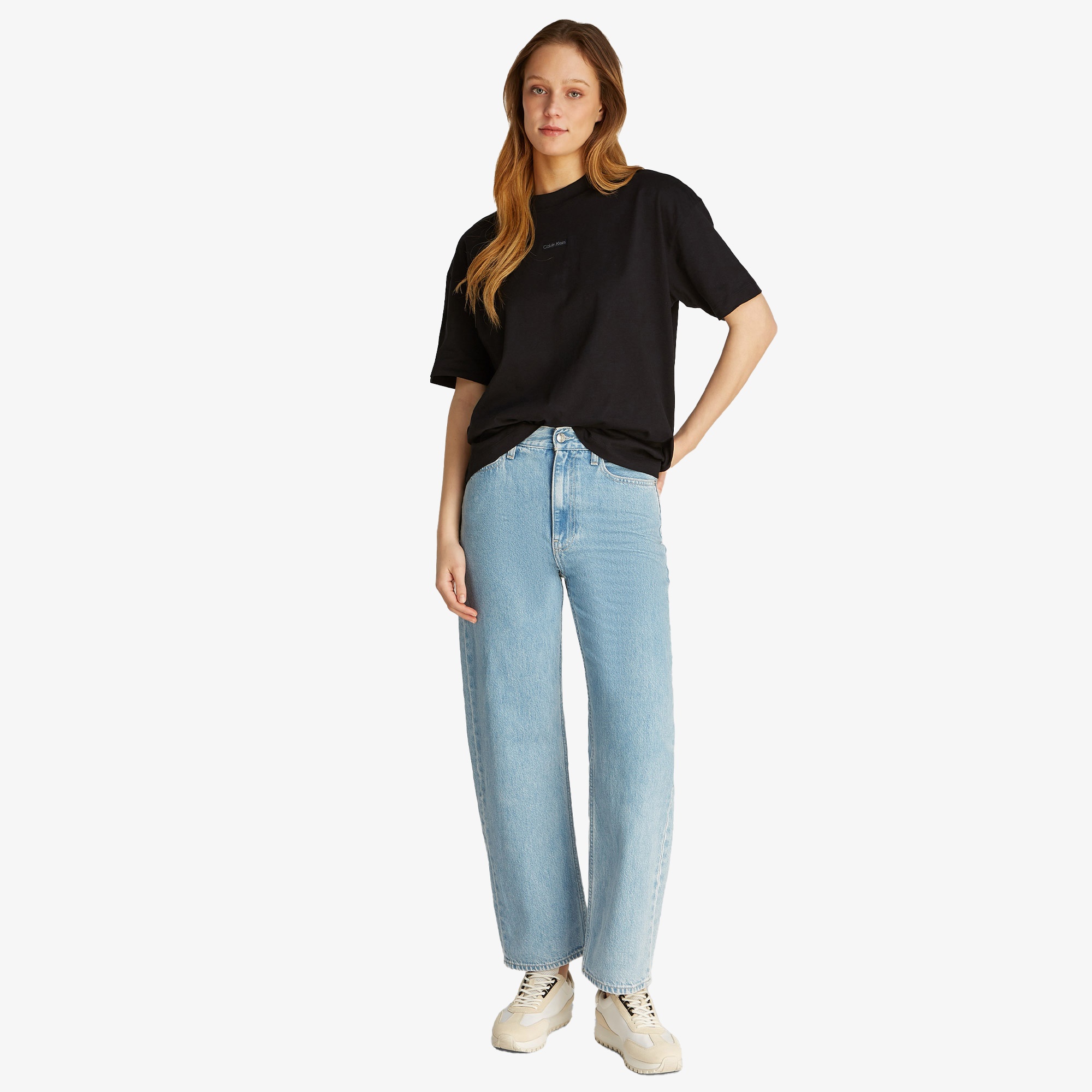 Calvin Klein Kadın Siyah T-Shirt