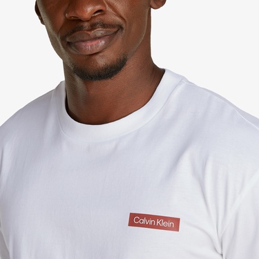  Calvin Klein Erkek Beyaz T-Shirt