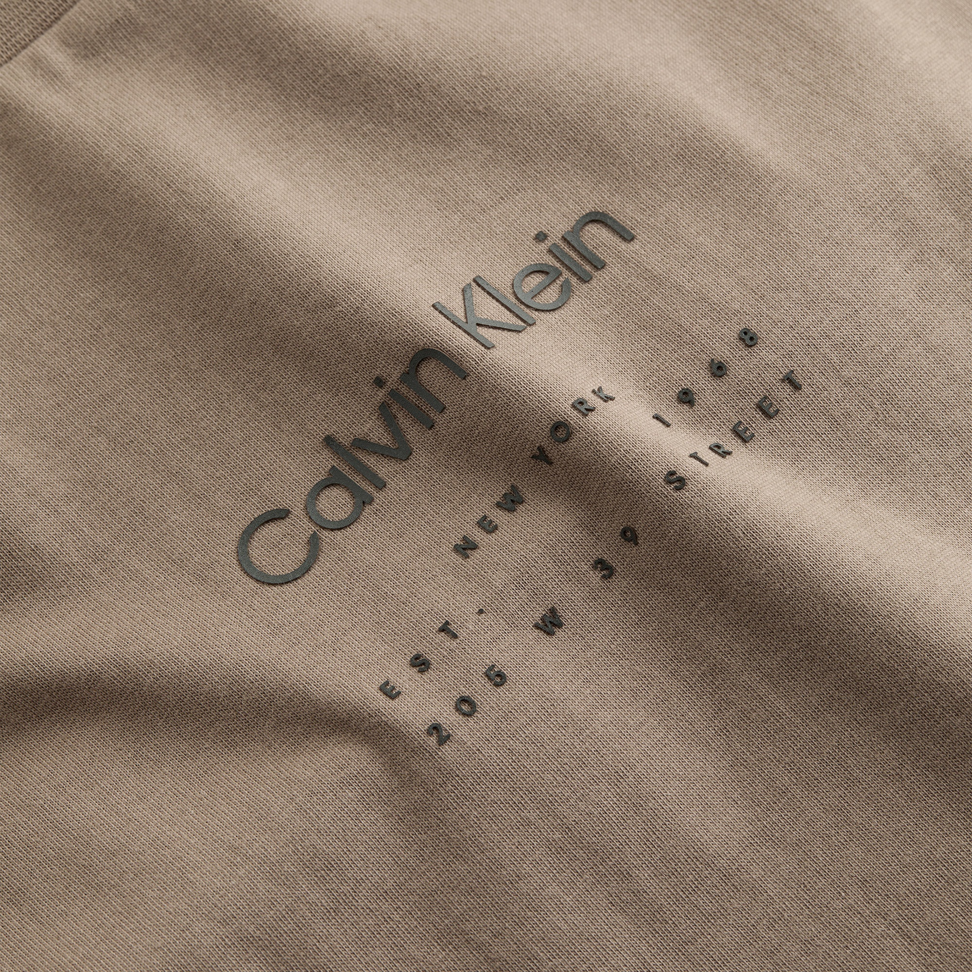Calvin Klein Erkek Gri T-Shirt