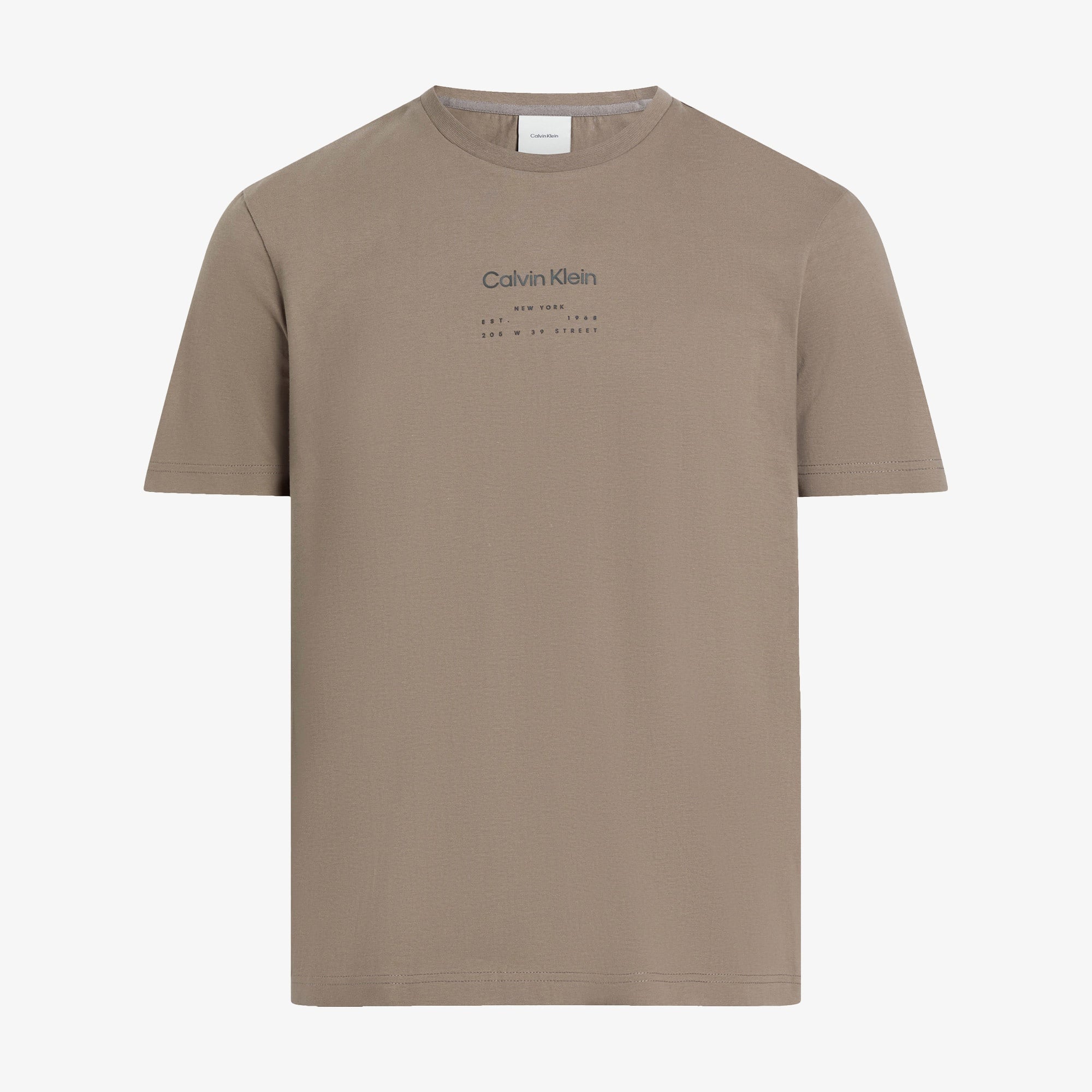 Calvin Klein Erkek Gri T-Shirt