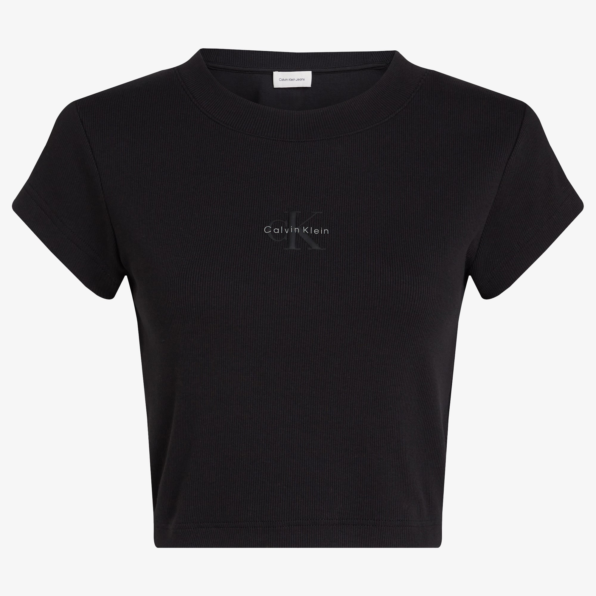 Calvin Klein Monogram Kadın Siyah T-Shirt