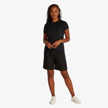  Calvin Klein Kadın Siyah T-Shirt