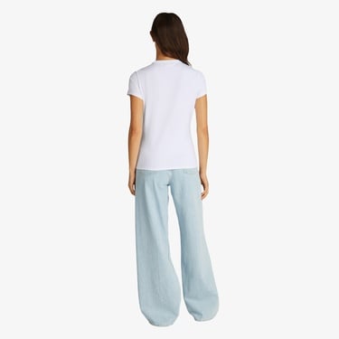  Calvin Klein Kadın Beyaz T-Shirt