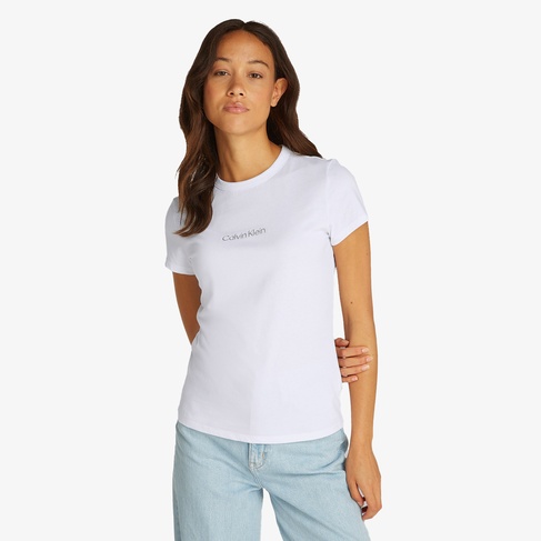  Calvin Klein Kadın Beyaz T-Shirt