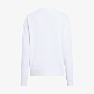  Calvin Klein Regular Kadın Beyaz Sweatshirt