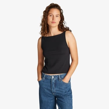  Calvin Klein Kadın Siyah T-Shirt